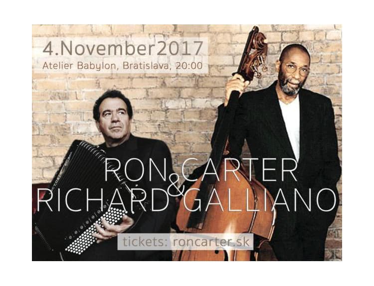 V Bratislave vystúpia svetovo uznávaní hudobníci Ron Carter a Richard Galliano