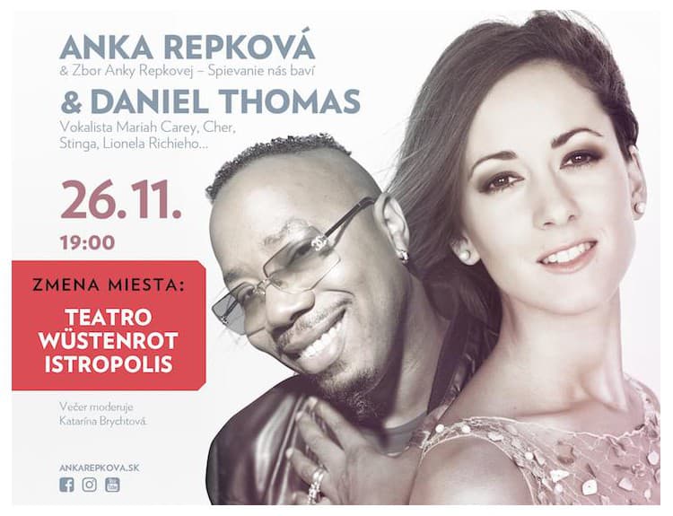 Anka Repková chystá veľký gospelový koncert, hviezdou bude Daniel Thomas