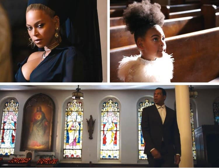 Jay-Z na spovedi u Beyoncé nasrdil katolíkov: Klip z kostola označili za rúhanie