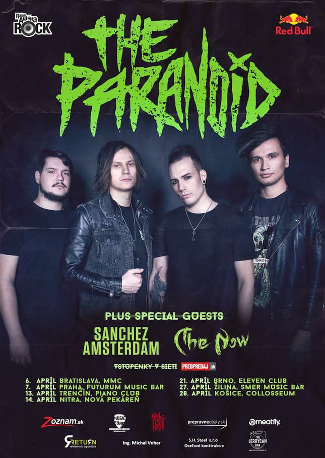 The Paranoid vyrazia na turné s novým spevákom