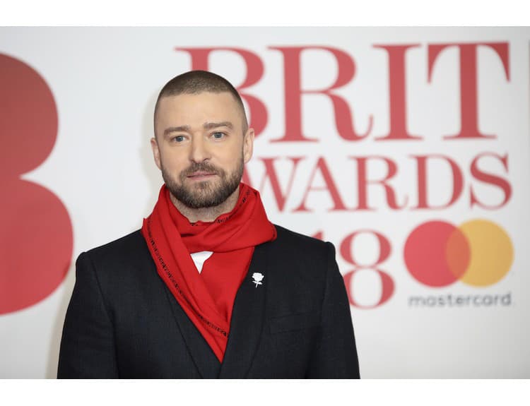 Justin Timberlake v zákulisí BRIT Awards 2018