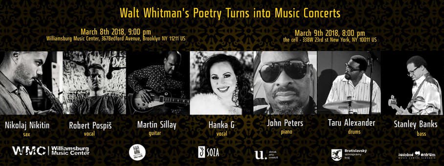 plagát Walt Whitman's Poetry Turns into Music