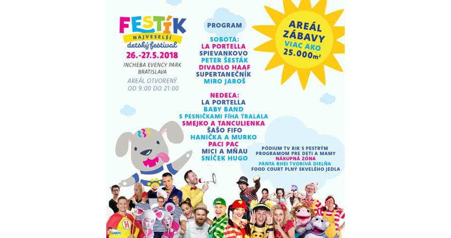 hudobný program najveselšieho festivalu Festík