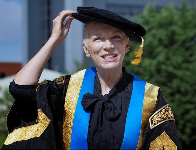Annie Lennox sa stala čestnou členkou Kaledónskej univerzity v Škótsku