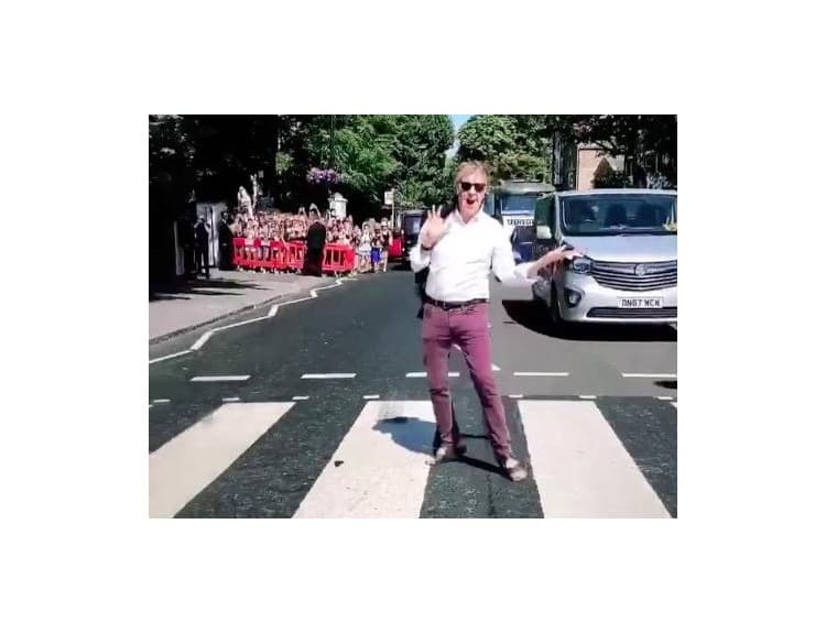 Paul McCartney sa prešiel po prechode na Abbey Road