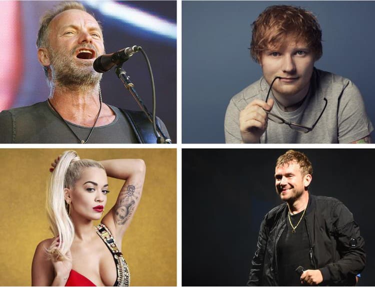 Ed Sheeran, Damon Albarn či Sting sa podpísali pod otvorený list proti brexitu