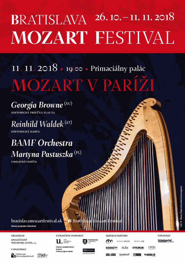 Bratislava Mozart Festival 2018 - Mozart v Paríži