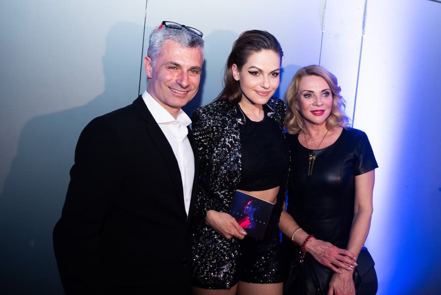 Lina Mayer s Braňom Kostkom a Zdenou Studenkovou