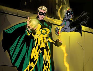 Z Thomasa Puskailera je komiksový superhrdina. Zachraňuje životné prostredie Z Thomasa Puskailera je komiksový superhrdina. Zachraňuje životné prostredie