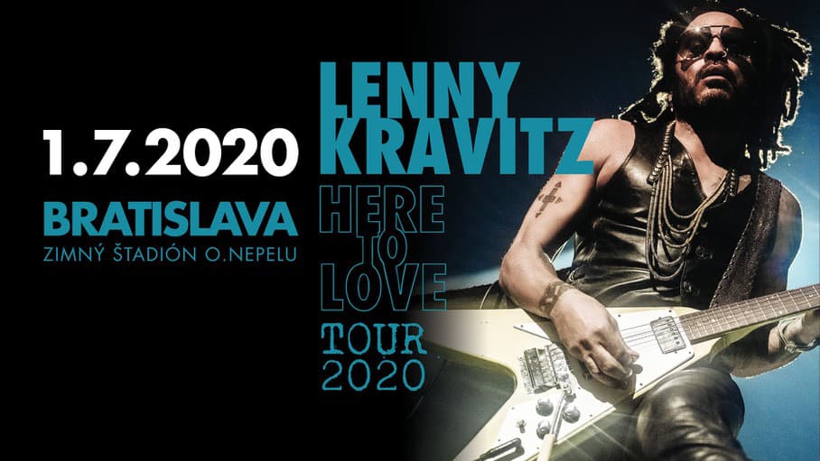 Lenny Kravitz sa 1. júla 2020 vráti do Bratislavy