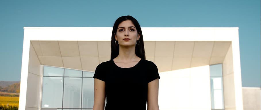 Erika Rein, nakrúcanie videoklipu Hľadám, 2019