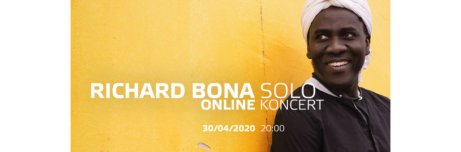 Richard Bona chystá online koncerte pre Slovensko