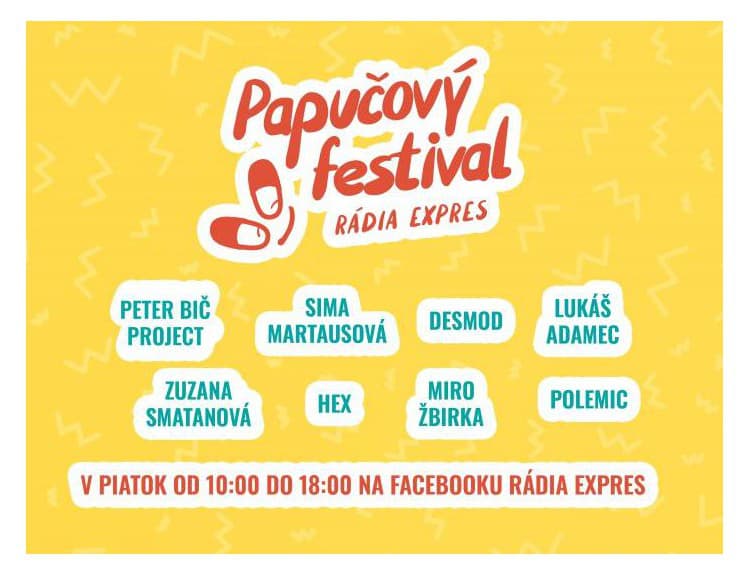 Rádio Expres už zajtra ponúkne "papučový" festival slovenských hviezd