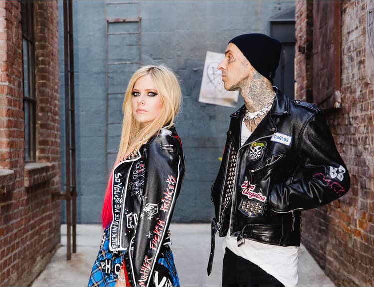 Avril Lavigne a Travis Barker, 2022