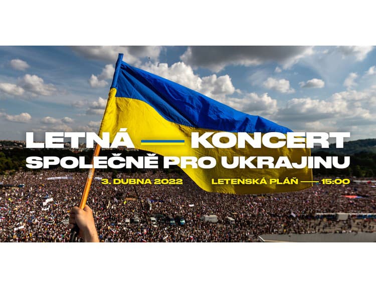 Společně pro Ukrajinu na Letnej v Prahe