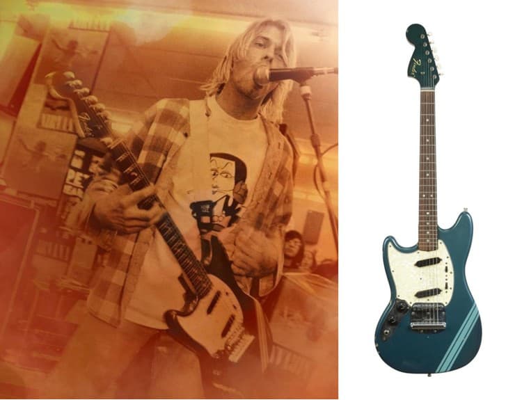 Cobainovu gitaru z videoklipu Smells Like Teen Spirit vydražili za 3,5 milióna libier
