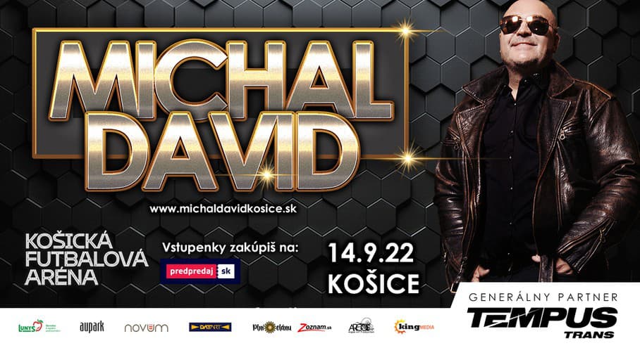 Michal David vystúpi v Košiciach