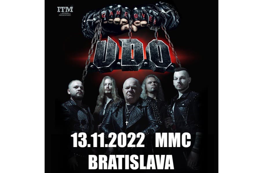 U.D.O. vystúpi 13. novembra v MMC