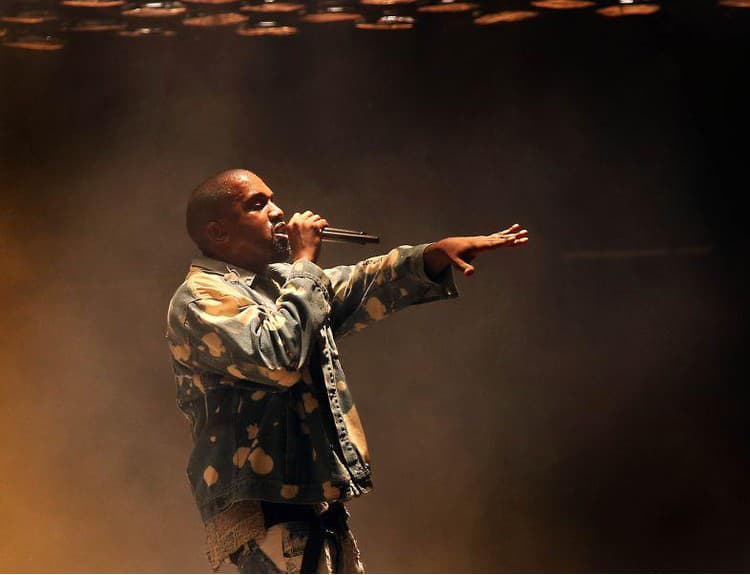 Kanye West na festivale Glastonbury 2015