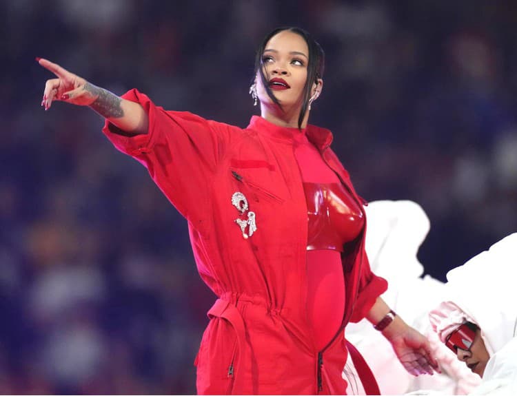 crop Rihanna, Super Bowl 2023 