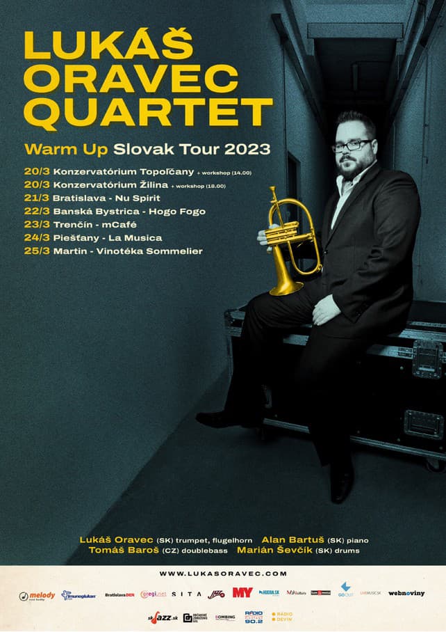 Lukáš Oravec Quartet - Warm Up Slovak Tour 2023