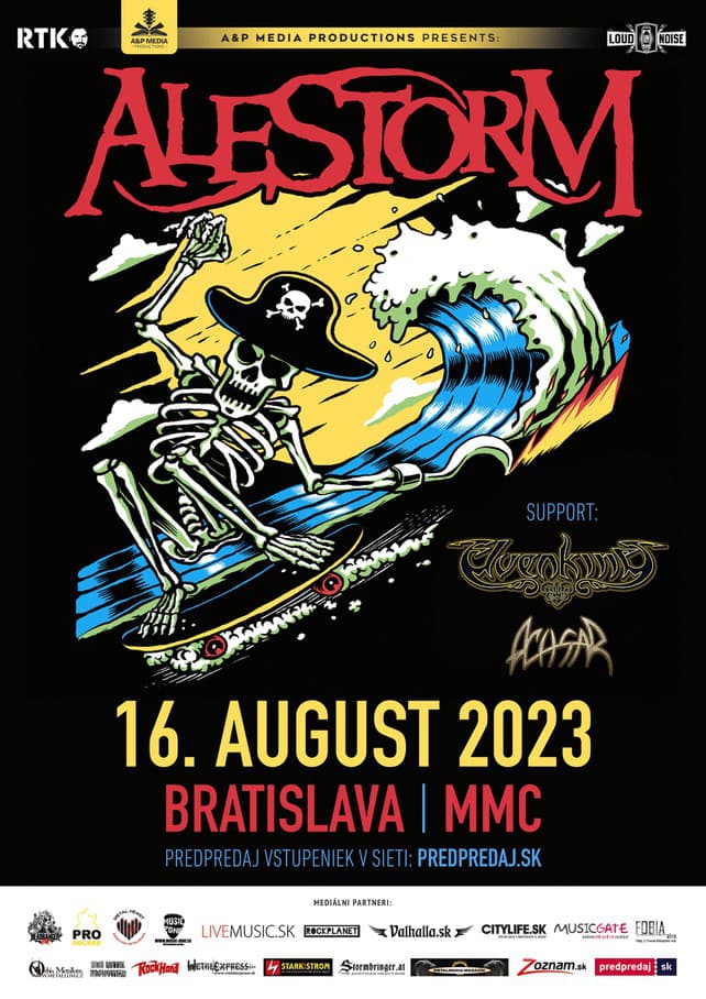 Alestorm vystúpia 16. augusta v MMC