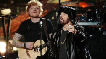 Ed Sheeran a Eminem, Detroit 2023 Ed Sheeran a Eminem, Detroit 2023