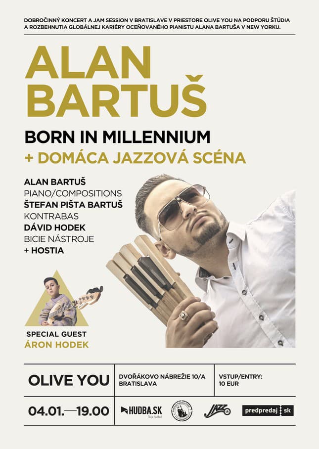 Alan Bartuš chystá koncert a jam session