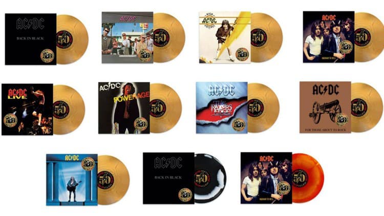 AC/DC, zlatá vinylová edícia