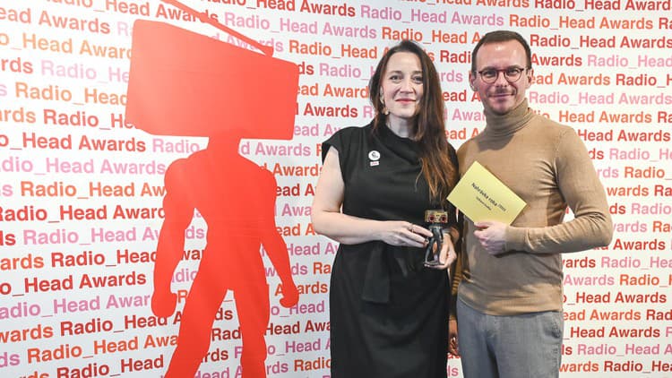 Katarína Koščová a Daniel Špiner Radio_Head Awards