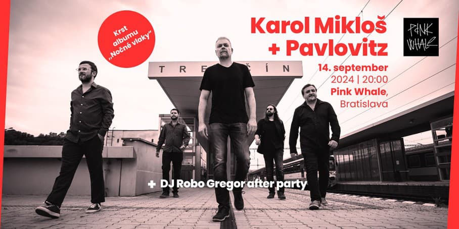 Karol Mikloš a Pavlovitz - krst albumu Nočné vlaky