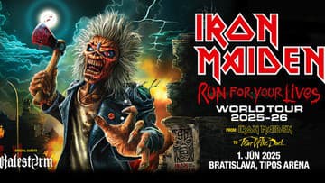 Iron Maiden vystúpia 1. júna 2025 v Bratislave