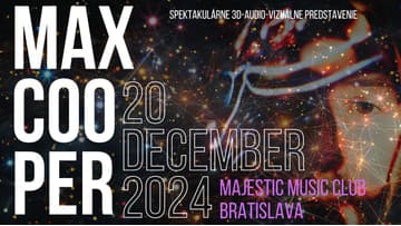 Max Cooper vystúpi 20. decembra v Bratislave