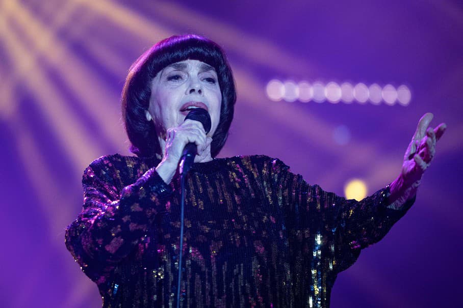 Mireille Mathieu v Bratislave, 2022