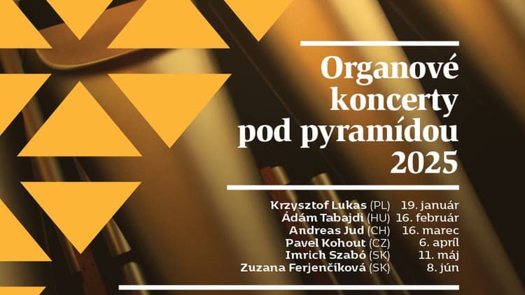 Organové koncerty pod pyramídou 2025