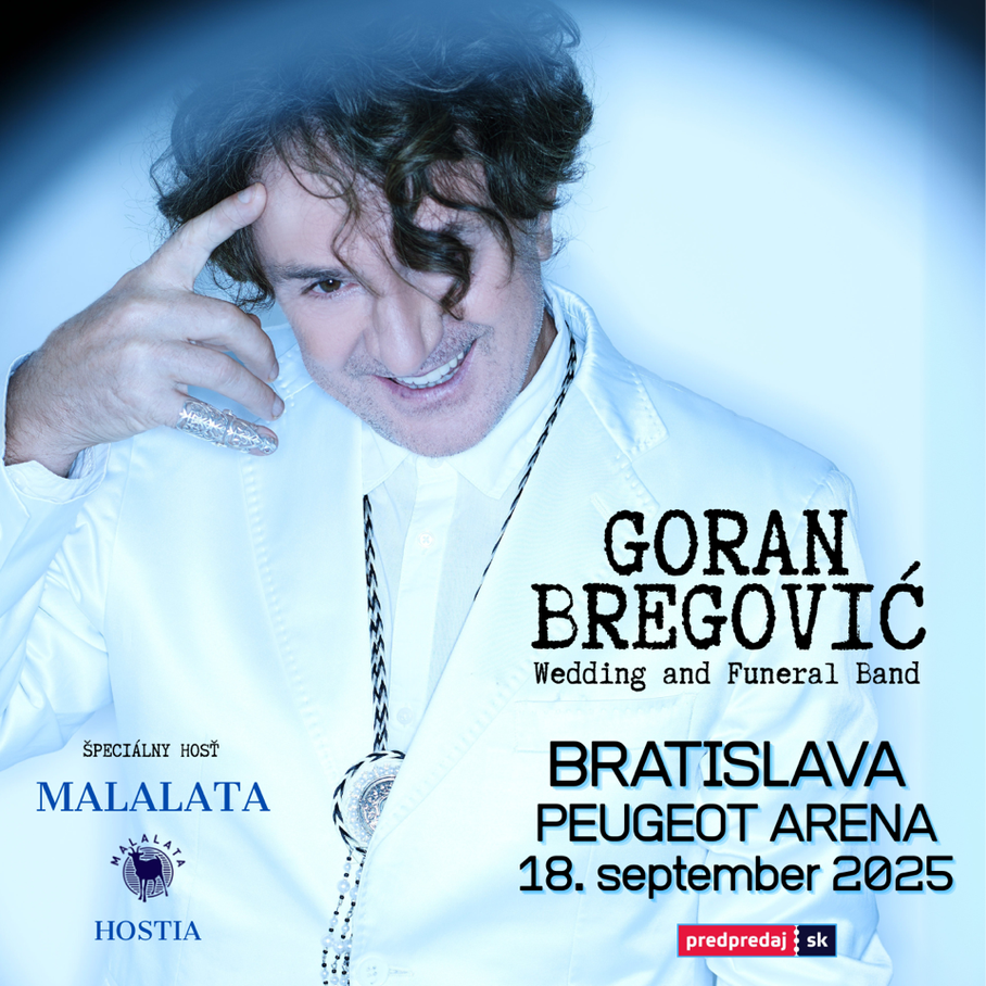 Goran Bregović sa 18. septembra vráti na Slovensko