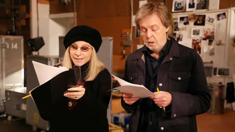 Barbra Streisand a Paul McCartney