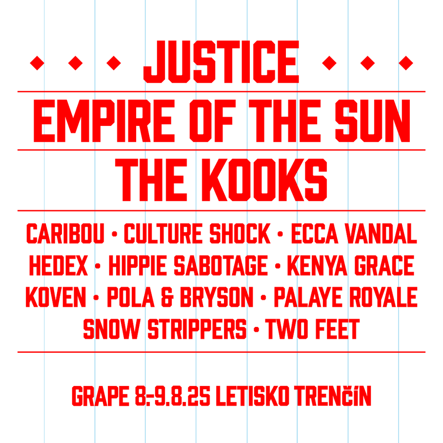 Grape 2025, lineup k 21.5.2025