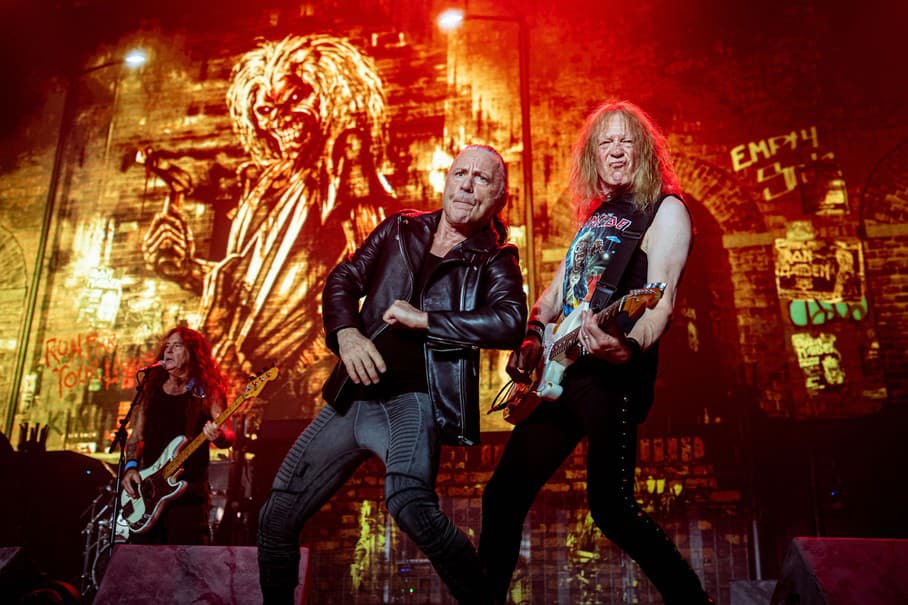 Bruce Dickinson a Janick Gers, Iron Maiden