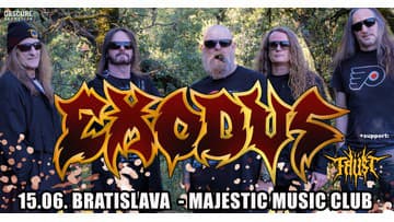 Exodus vystúpi 15. júna v Bratislave