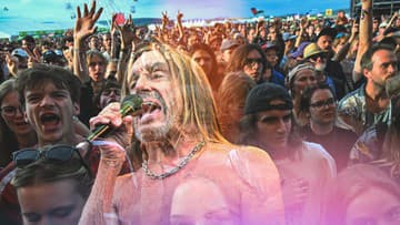 Iggy Pop a fanúšikovia Pohody