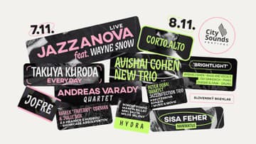 City Sounds 2025: Bratislava zažije tri dni hudobnej excelencie – od legendárneho jazzu po nové slovenské objavy